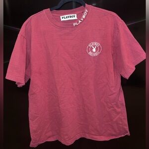 Playboy Maroon/Red PacSun Tee